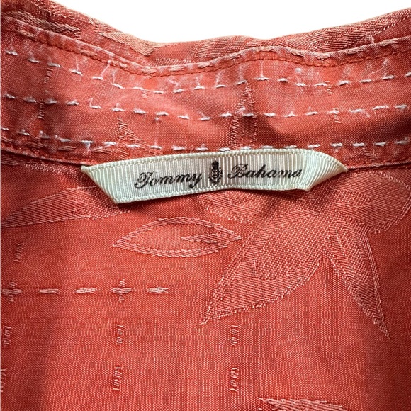 TOMMY BAHAMA: Men’s 100% Silk Floral Short Sleeve Button-Up Shirt -Size XL - Picture 7 of 9